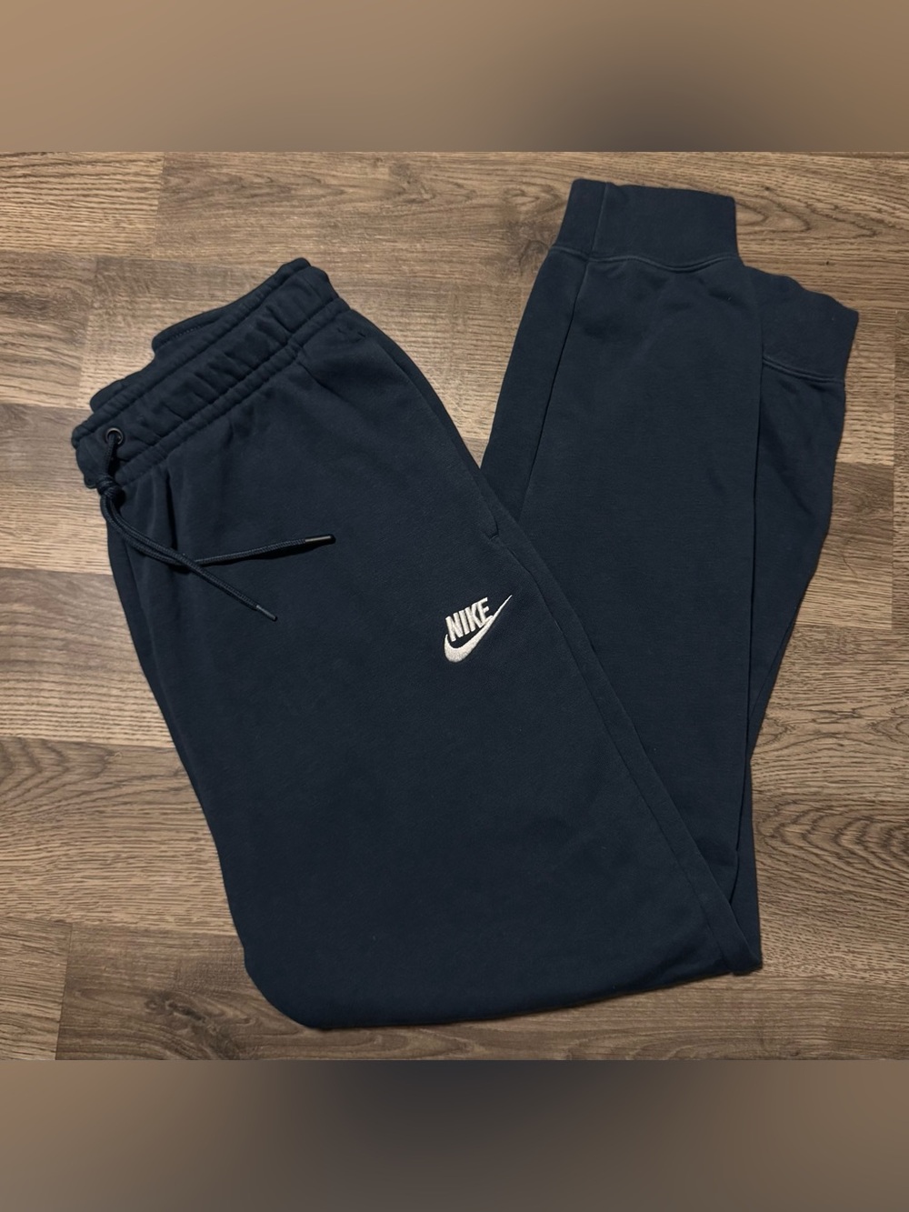 Nike Women's Sportswear Club Fleece Mid-Rise Joggers Navy Blue Women’s Small